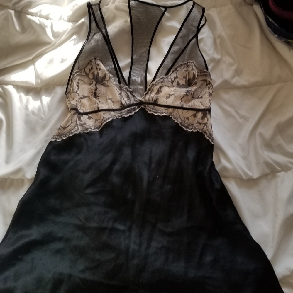 Calvin Klein Sleep/Lingerie Silk Slip Chemise